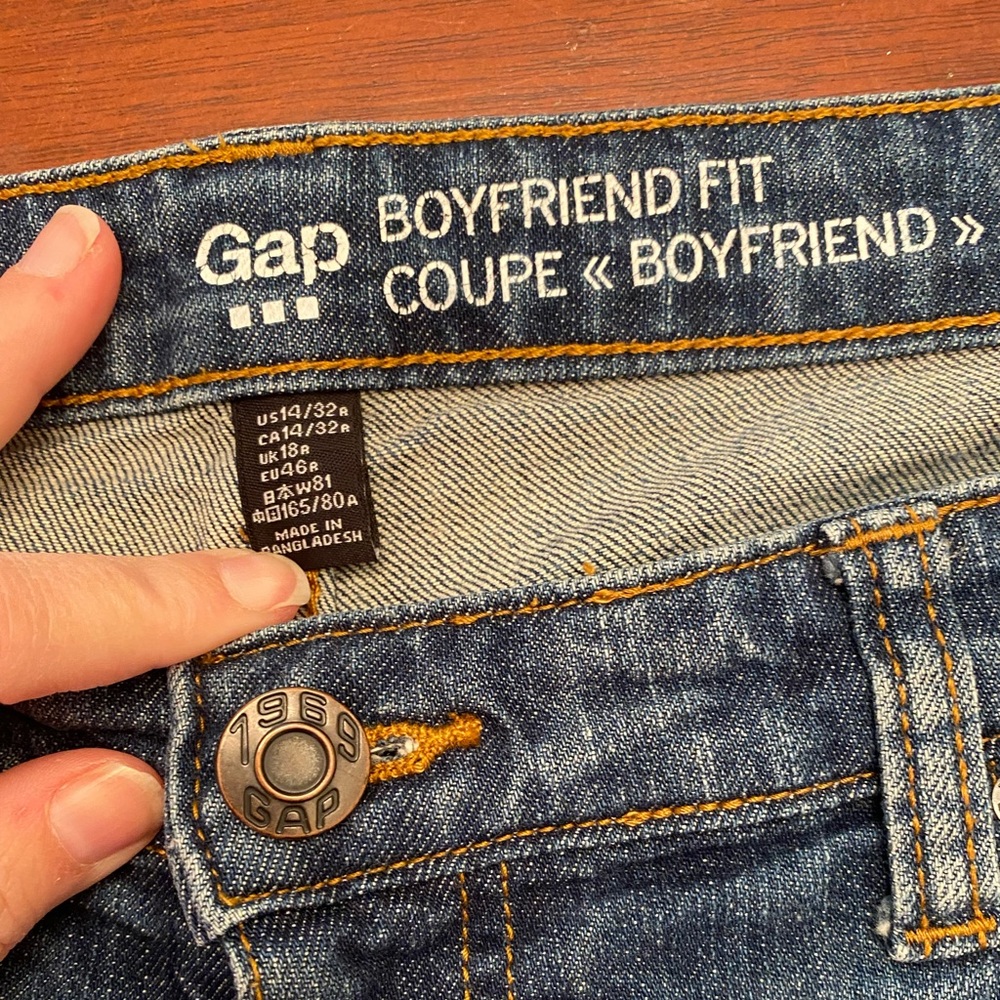 GAP Boyfriend Fit Coupe size 14/32